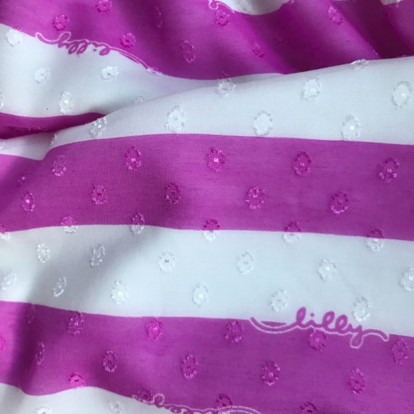 purple/white stripe LILLY PULITZER DANNA DRESS Sm - Picture 4 of 6